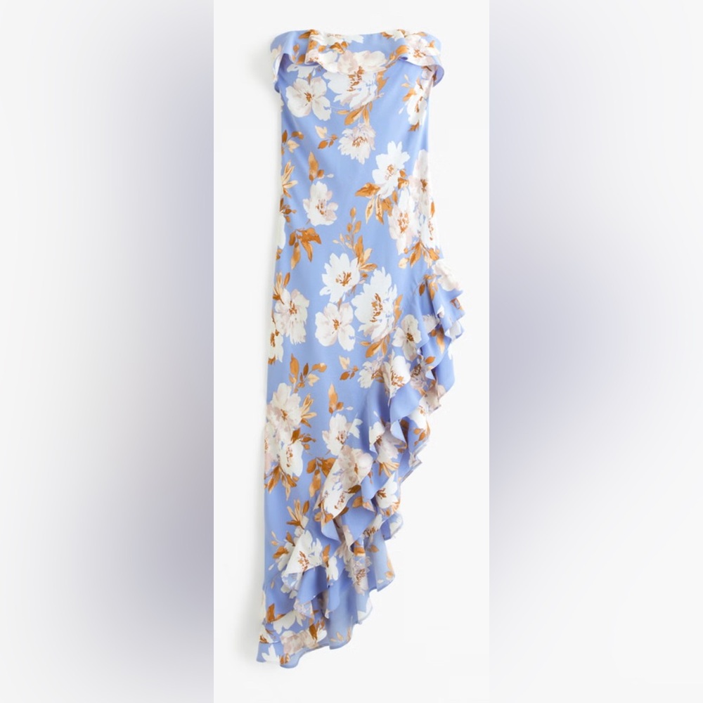 Abercrombie Floral Blue Dress